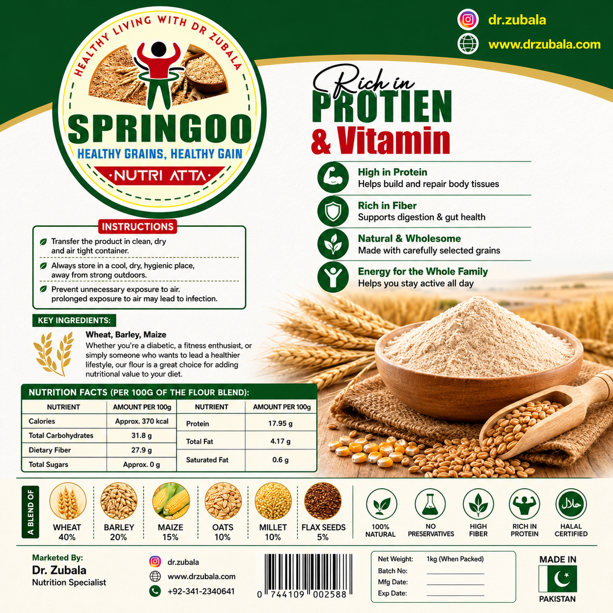 Springoo Nutri Atta
